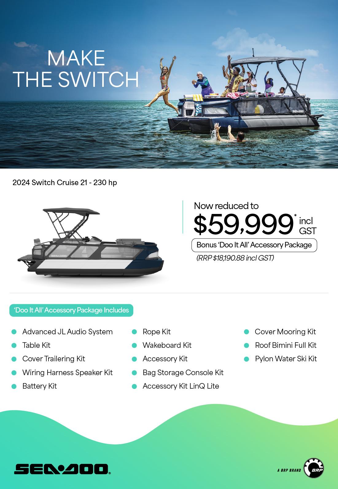 AU Q3 Sea-Doo Switch Retail Campaign 2025