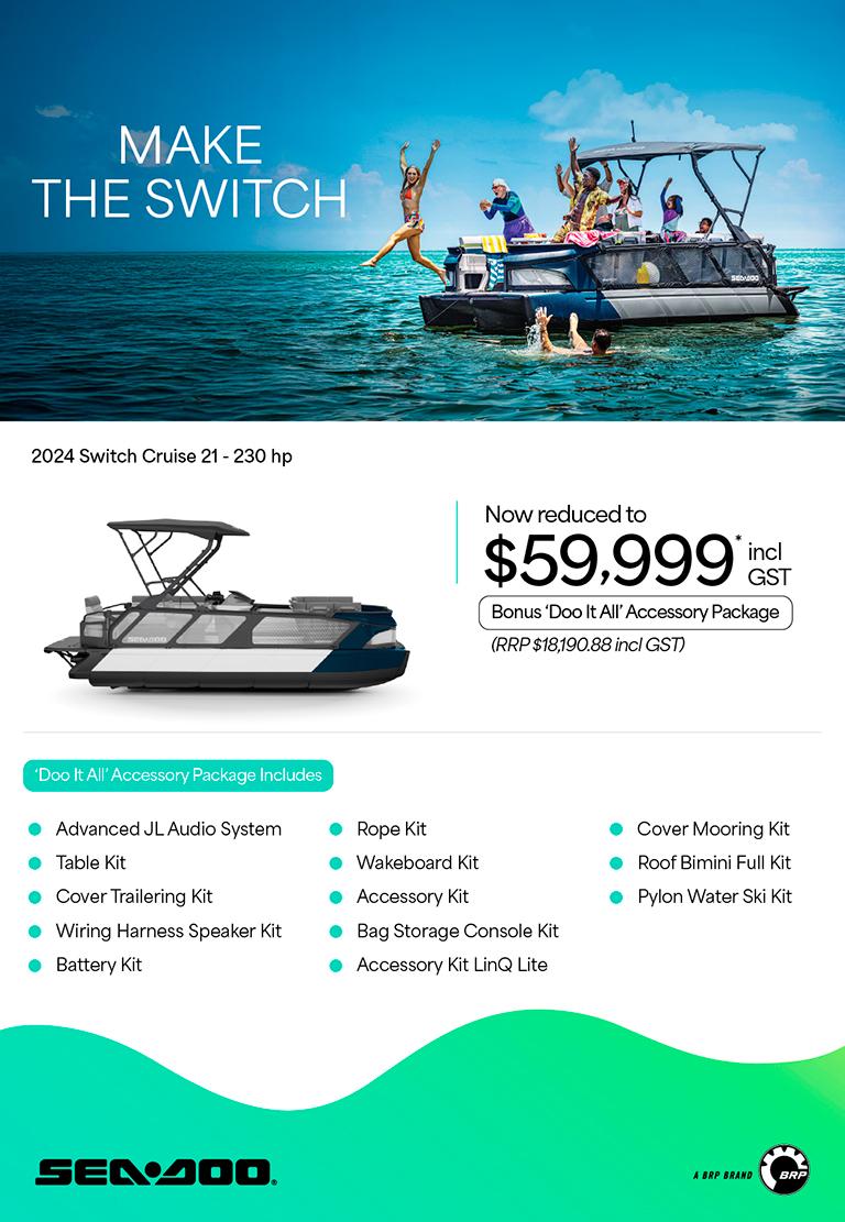 AU Q3 Sea-Doo Switch Retail Campaign 2025